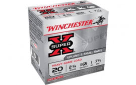 Winchester Ammo XU20H7 Super-X High Brass Game 20GA 2.75" 1oz #7.5 Shot - 25sh Box