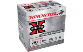 Winchester Ammo XU206 Super-X Game Load 20GA 2.75" 7/8oz #6 Shot - 25sh Box
