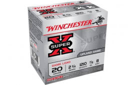 Winchester Ammo XU208 Super-X Game Load 20GA 2.75" 7/8oz #8 Shot - 25sh Box