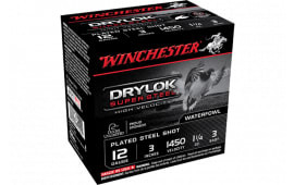 Winchester Ammo SSH1233 Drylock Super Steel High Velocity 12GA 3" 1 1/4oz #3 Shot - 25sh Box