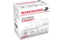 Winchester Ammo TRGT12M8 Super Target Heavy 12GA 2.75" 1 1/8oz #8 Shot - 25sh Box