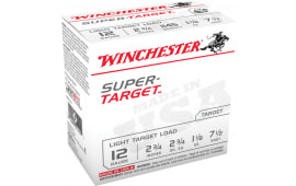 Winchester Ammo TRGT127 Super Target Light Target Load 12GA 2.75" 1 1/8oz #7.5 Shot - 25sh Box