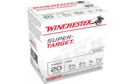Winchester Ammo TRGT207 Super Target 20GA 2.75" 7/8oz #7.5 Shot - 25sh Box