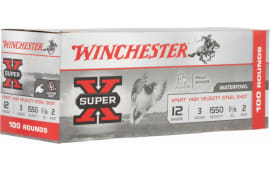 Winchester Ammo WEX1232VP Super X Xpert High Velocity 12 Gauge 3" 1 1/8 oz 2 Shot (Value Pack) - 100sh Box