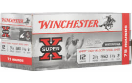 Winchester Ammo WEX12L2VP Super X Xpert Steel High Velocity 12 Gauge 3.50" 1 3/8 oz 2 Shot (Value Pack) - 75sh Box