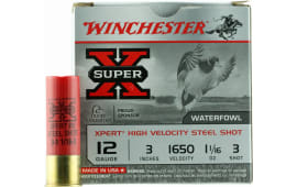 Winchester Ammo WEX123M3 Super X Xpert High Velocity 12GA 2.75" 1 1/16oz #3 Shot - 25sh Box