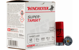 Winchester Ammo TRGT12007 Super Target 12 Gauge 2.75" 1 oz 7.5 Shot - 25sh Box