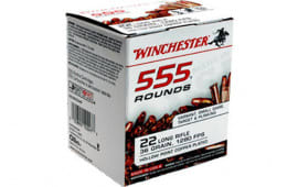 Winchester Ammo 22LR555HP USA 22 LR 36 gr Copper Plated Hollow Point (CPHP) (Bulk) - 555rd Case