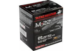 Winchester Ammo S22LRT M-22 22 LR 40 gr Black Copper Plated Round Nose (Bulk) - 1000rd Box