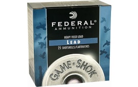 Federal H1234 Game-Shok Upland Heavy Field 12GA 2.75" 1 1/8oz #4 Shot - 25sh Box