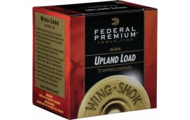 Federal P1384 Premium Upland Wing-Shok High Velocity 12GA 2.75" 1 3/8oz #4 Shot - 25sh Box