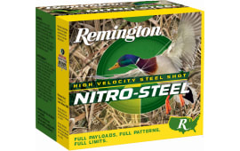 Remington Ammunition NSI12352 Nitro Steel 12GA 3.5" 1 1/2oz #2 Shot - 25sh Box