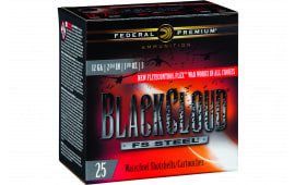Federal PWBX1473 Black Cloud FS Steel 12GA 2.75" 1 1/8oz #3 Shot - 25sh Box
