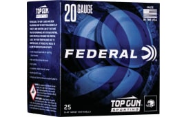Federal TGS22475 Top Gun Sporting 20GA 2.75" 7/8oz #7.5 Shot - 25sh Box