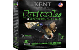 Kent Cartridge K123FS321 Fasteel 2.0 12GA 3" 1-1/8oz #1 Shot - 25sh Box