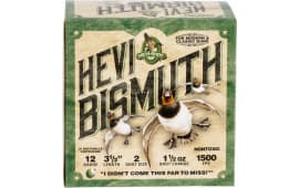 HEVI-Shot HS14502 Hevi-Bismuth Waterfowl 12 Gauge 3.50" 1 1/2 oz 2 Shot - 25sh Box
