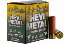 HEVI-Metal HS38003 Hevi-Metal Longer Range 12 Gauge 3" 1 1/4 oz 3 Shot - 25sh Box