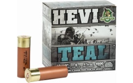HEVI-Shot 60006 Hevi-Teal 12GA 3" 1 1/4oz #6 Shot - 25sh Box