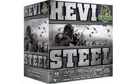 HEVI-Shot 61002 Hevi-Steel 10GA 3.5" 1-3/4oz #2 Shot - 25sh Box