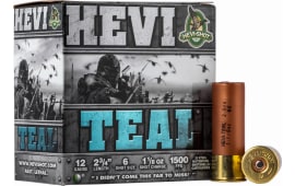 HEVI-Shot 61226 Hevi-Teal 12GA 2.75" 1 1/8oz #6 Shot - 25sh Box