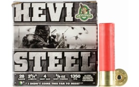 HEVI-Shot 62804 Hevi-Steel 28GA 2.75" 5/8oz #4 Shot - 25sh Box