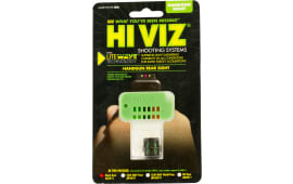 HiViz GLLW11 LiteWave Rear Sight Interchangeable Black, Green, Red Fiber Optic LitePipe Black Frame for Glock 42,43,43X,48