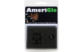 AmeriGlo SW141 i-Dot Night Sight Set Tritium Green with White Outline Front, Green Rear Black Frame for S&W M&P Shield