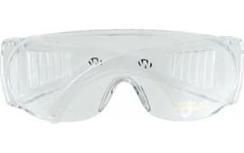 Walkers Game Ear GWPFCSGLCLR Shooting Glasses Full Coverage Wraparound Polycarbonate Clear