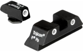 Trijicon 600227 Bright & Tough Night Sights For Glock 20/21/29/30/36/41 Tritium Green Black