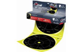 EZ-Aim 15258 Splash Reactive Pull-N-Shoot Handgun Trainer 12" x 12" Black/Yellow 8 Per Roll