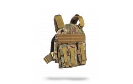 Guard Dog Body Armor Terrier Minimalist Plate Carrier - Multicam - W/ Mag Pouches - For Ceramic Plates Only - TERRIER-MC