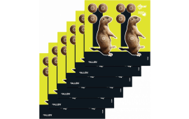 EZ AIM Splash NON-ADHESIVE 8X8 Prairie DOG 6 PAC
