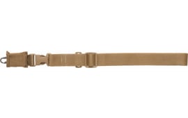 Tacshield T6005CY CQB Sling made of Coyote Webbing with HK Snap Hook & Single-Point Design for Rifle/Shotgun
