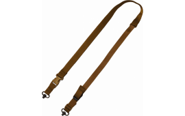 Tacshield T6040CY Tactical Sling made of Coyote Webbing with Two-Point, Fast Adjust Design & QD Swivels for Rifle/Shotgun