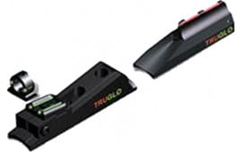 TruGlo TG958X Muzzle Brite Xtreme Universal Muzzleloader Fiber Optic Red Front Green Rear Black