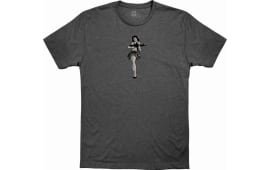 Magpul MAG1117-011-M Hula Girl  Charcoal Gray Medium Short Sleeve