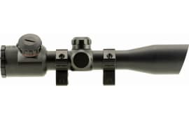 TruGlo TG8504B3L Crossbow 4x 32mm Obj 22.5 ft @ 100 yds FOV 1" Tube Dia Black Matte Illuminated Range Finding