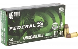Federal AE45LF1 American Eagle Indoor Range Training (IRT) 45 ACP 137 gr Lead Free Ball - 50rd Box