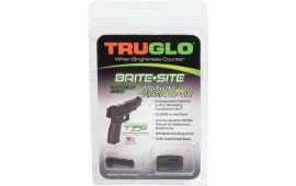 TruGlo TG131GT1B Brite-Site TFO Fits Glock 42/43 Tritium/Fiber Optic Green Front Yellow Rear Black