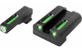 TruGlo TG13SG1A TFX Day/Night Sights Sig Sauer Tritium/Fiber Optic Green w/White Outline Front Green Rear Black