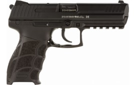 HK 81000121 P30 V3 9mm Luger 3.85" 10+1 Black Polymer Frame, Black  Interchangeable Backstrap Grip