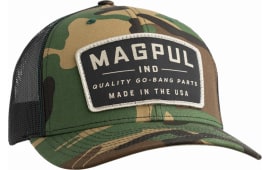 Magpul MAG1102-964 Go Bang Trucker Hat Woodland Adjustable Snapback OSFA Structured