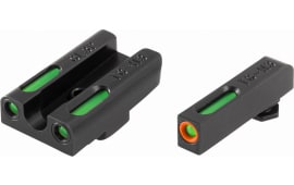 TruGlo TG13GL3PC TFX PRO Fits Glock 42/43 Green w/Orange Outline Front Green Rear Black
