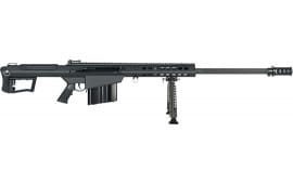 Barrett 18059 M107A1  50 BMG 29" 10+1 Black Cerakote Black Fixed w/Sorbothane Recoil Pad Stock Black Polymer Grip