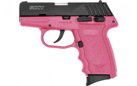 SCCY CPX4CBPK CPX4-CB Pistol DAO .380 10rd BLACK/PINK w/SAFETY