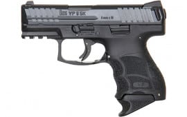 HK 81000447 VP9SK Subcompact 9mm Luger 3.39" 10+1, 13+1 Black Black Steel Slide Black Interchangeable Backstrap Grip