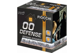 Fiocchi 12EX00BK 12 Gauge 00 Buckshot, 9 Pellet, 2.75",  Blue Hulls  *LTD*  25 Round Boxes - 250 Shot Case