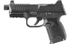 FN 66100783 509 Compact Tactical 9mm Luger  4.32" Threaded Barrel 10+1 , Matte Black ,  Night Sights , Optics Ready