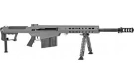 Barrett 18068 M107A1  50 BMG 20" 10+1 Tungsten Gray Cerakote Tungsten Gray Fixed with Sorbothane Recoil Pad Stock Black Polymer Grip