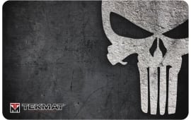 TekMat TEKR42PUNISHER Punisher Door Mat Black/Gray Rubber 42" Long Punisher Skull